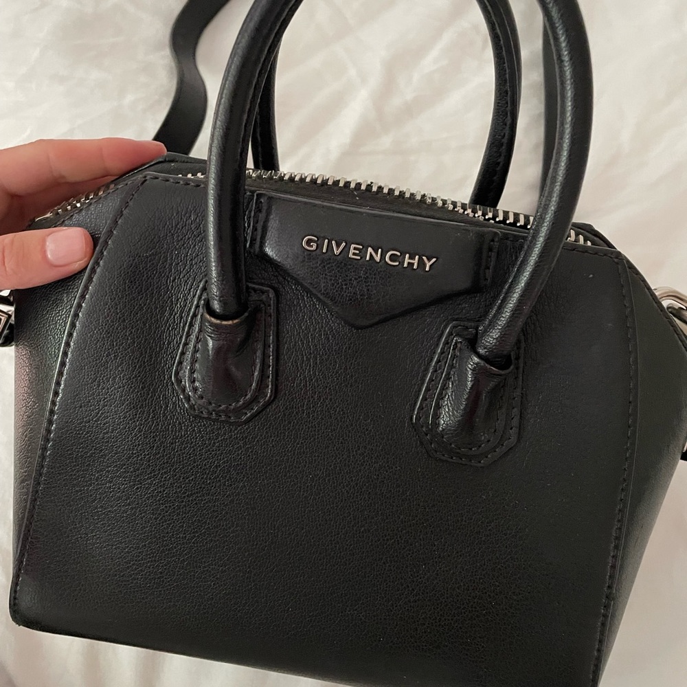 Givenchy Black Leather Crossbody Bag